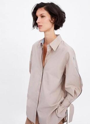 Брендовая рубашка от zara, новая коллекция р. м