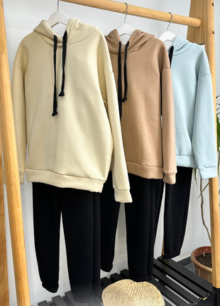 Теплый зимний костюм трехнить на флисе