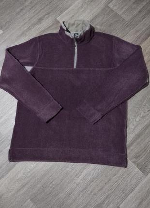 Мужская тёплая флисовая кофта / cotton traders / толстовка / флиска / мужская одежда / чоловічий одяг /