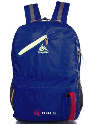 Чоловічий спортивний рюкзак (w2108-navy) 30х44х10 см onepolar синій (2000001311721)2 фото