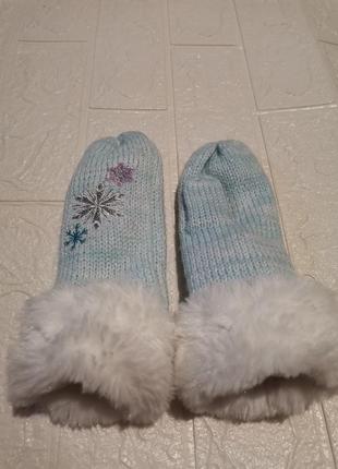 Новые перчатки frozen эльза