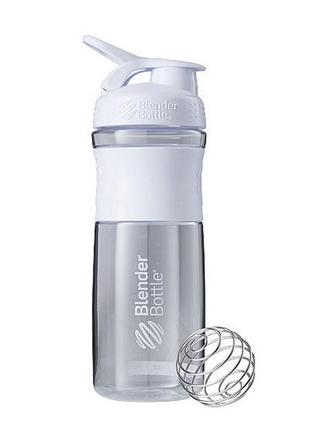 Спортивна пляшка-шейкер (sm 28oz) 820 мл blender bottle білий (2000001561546)