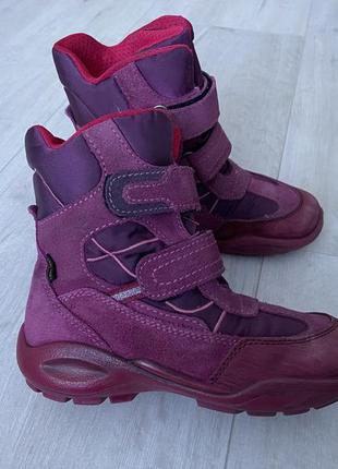 Зимові черевики ecco gore-tex, оригінал, р-р 31, устілка 20 см