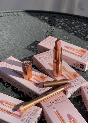 Набір для губ charlotte tilbury pillow talk lip kit - pillow talk fair
