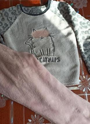 Теплая плюшевая пижама