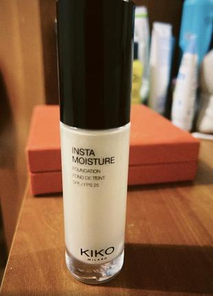 Тональная основа kiko milano instamoisture glow foundation оригинал