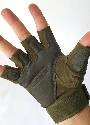 Тактичні рукавички відкриті без пальців l найкраща ціна на pokuponline