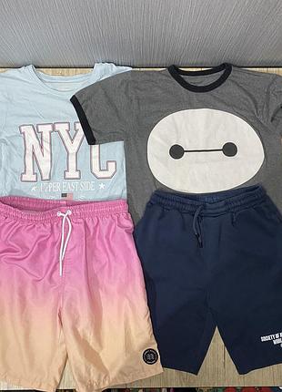 Футболки та шорти на хлопчика 13-14 років