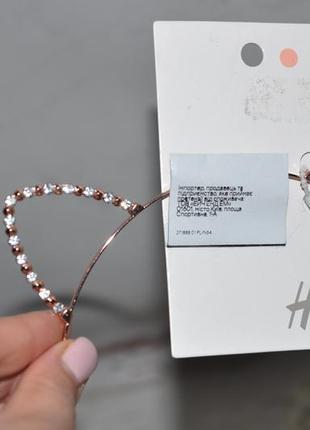 H&m новый фирменный обруч ободок уха ушка котика с камнями5 фото