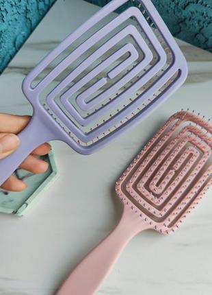 Спиральная щетка для волос