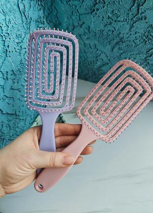 Спиральная щетка для волос