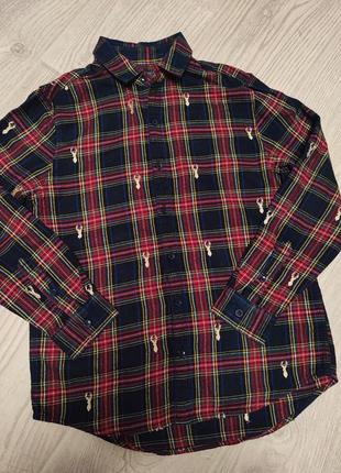 Рубашка а клеточку