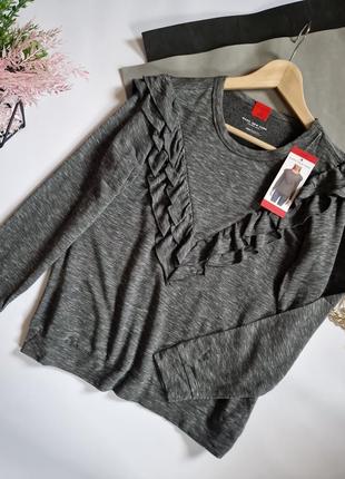 Брендовый свитшот с начесом р м marc new york, сток