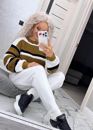 Свитер оверсайз машинная вязка10 фото