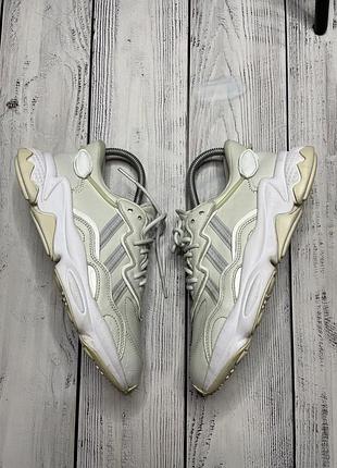 Шкіряні кросівки adidas ozweego