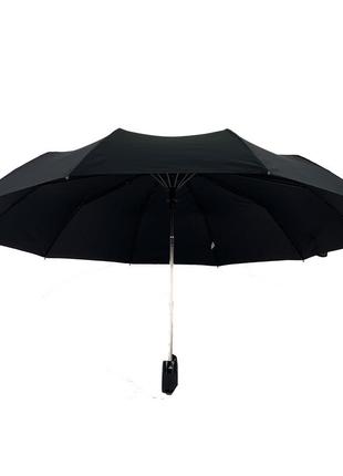 Чоловіча парасолька напівавтомат (351) 100 см calm rain чорна (2000000800653)2 фото