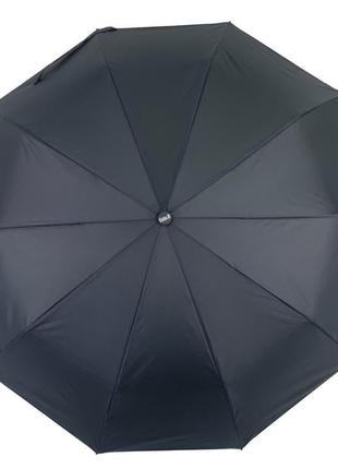 Чоловіча парасолька напівавтомат (351) 100 см calm rain чорна (2000000800653)4 фото
