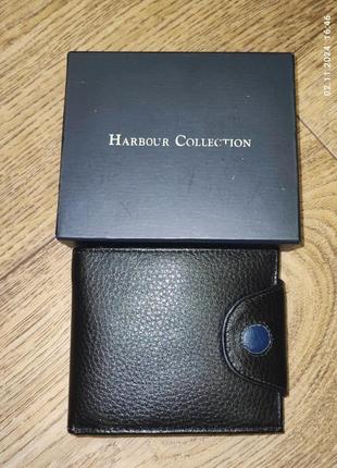 Новий шкіряний чоловічий гаманець harbour collection