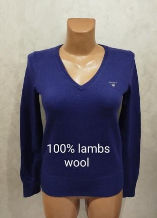 Gant, шерстяной (lambs wool), женский пуловер