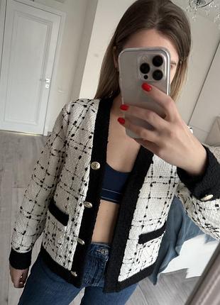 Твидовый жакет