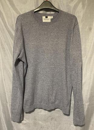 Мужской хлопковый реглан  topman