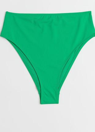 Зеленый низ купальника h&m высокая посадка