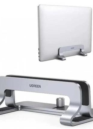 Підставка для ноутбука вертикальна ugreen vertical stand aluminum lp258 (20471) сріблястий4 фото