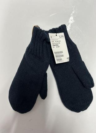 Рукавички теплі фліс h&m