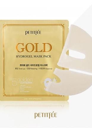 Гідрогелева маска з золотом petitfee gold deals mask pack