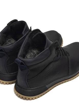 Чоловічі зимові шкіряні черевики/хайтопи4 фото