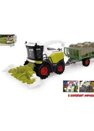 Комбайн з причепом, з підсвічуванням, звуки, інерція