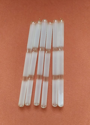 Подвеска стекло трубочка палочка для люстры светильника