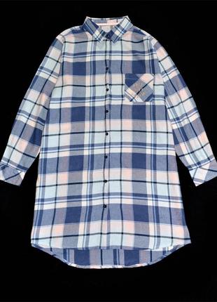 Ночная рубашка ночнушка george фланель хлопок 50%-вискоза 50% р.2xl\3xl