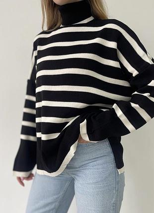 Светр в смужку