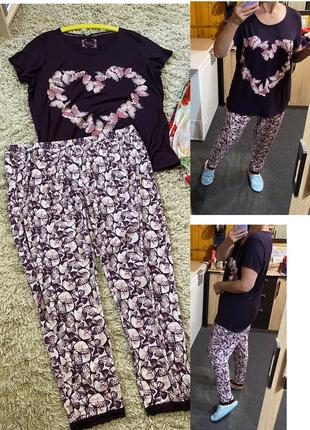 Дуже гарна комфортна піжама в принт ,tu,p.18-20