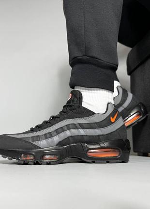 Nike air max 95 black grey orange 2