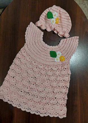 Летний костюмчик ручная работа