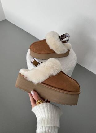 Ugg disquette угги угги открытые натуральная замша мех2 фото