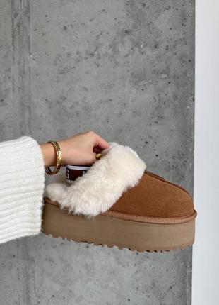 Ugg disquette угги угги открытые натуральная замша мех3 фото