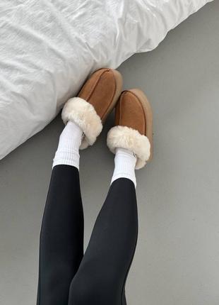 Ugg disquette угги угги открытые натуральная замша мех4 фото