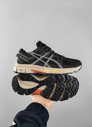 Женские кроссовки asics gel kahana 8 black/beige