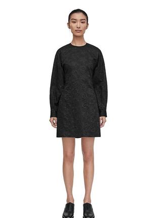 Arket платье черная с кружева cos zara massimo dutti