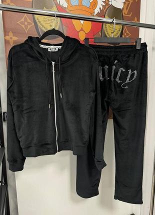 Жіночий чорний костюм juicy couture