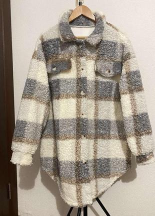 Пальто-тедди, куртка, новая. l-xl
