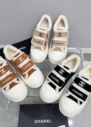 Кеди chanel зима