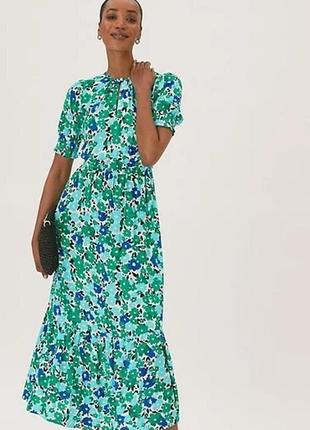 Неймовірна сукня marks&spencer, 100% віскоза, розмір 14/42 або xl