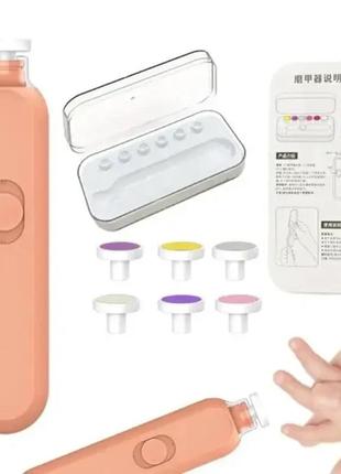 Кусачки для ногтей с подсветкой для детей, вращающаяся на 360 градусов пилка для ногтей,пилочка детская