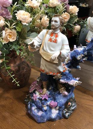 Статуетка садко-гусляр vintage stories.