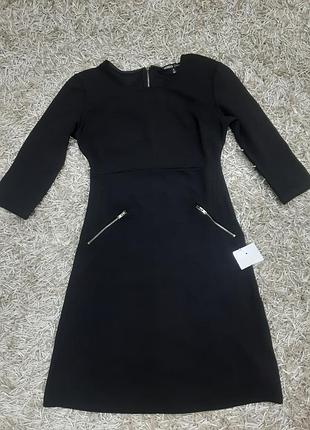 Новое черное платье modis young размер s 44 обтягивающее