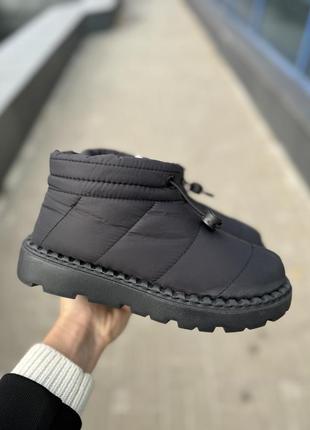 Дутики женские / угги укороченные на меху